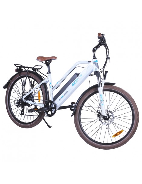 Bezior M2 Pro Ciclomotore elettrico 500W Motore 12.5Ah Batteria-Bianco Saldi