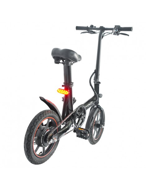 Happyrun HR-X40 Bicicletta elettrica leggera motore da 350W batteria da 36V 6Ah velocità massima 25km/h - Nero Hotsell