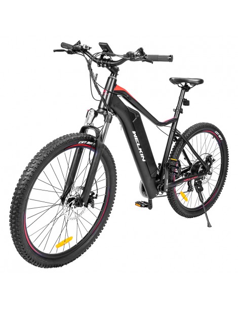 WELKIN WKEM001 Bicicletta elettrica da montagna motore senza spazzole da 250W batteria da 36V 10.4Ah - Nero e Rosso Vendita Calda