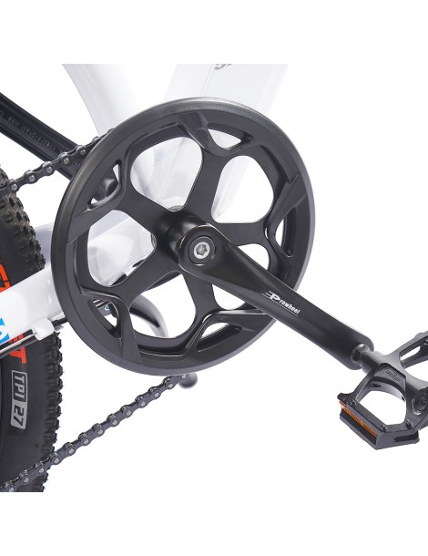 FAFREES F100 26' Bici elettrica 33 KMPH Mountain Ebike Adulti 350 W Motore 48 V 11 6 Ah Batteria rimovibile-Bianco Saldi Di Fabbrica
