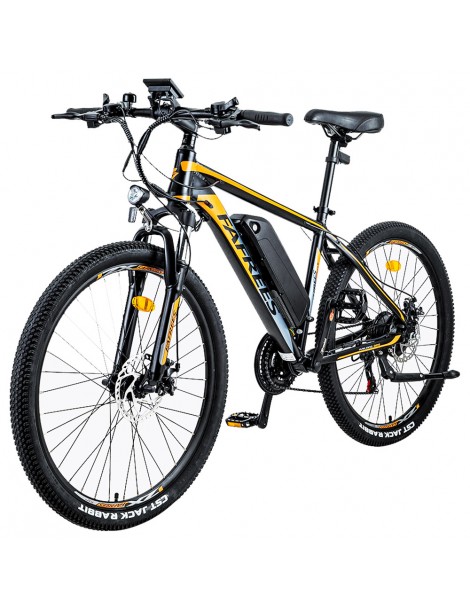 FAFREES Bici elettrica da 26 pollici 250 W con batteria agli ioni di litio da 36 V 10 Ah SHIMANO 21 velocità-Nero I Più Venduti
