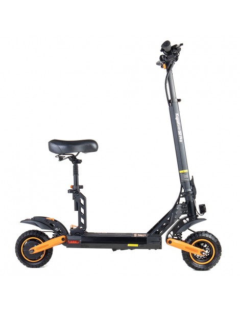 Kugoo Kirin G2 PRO Scooter elettrico pieghevole 600W Motore 15Ah 48V Batteria 9 pollici Pneumatici - Nero Arancione Nuova