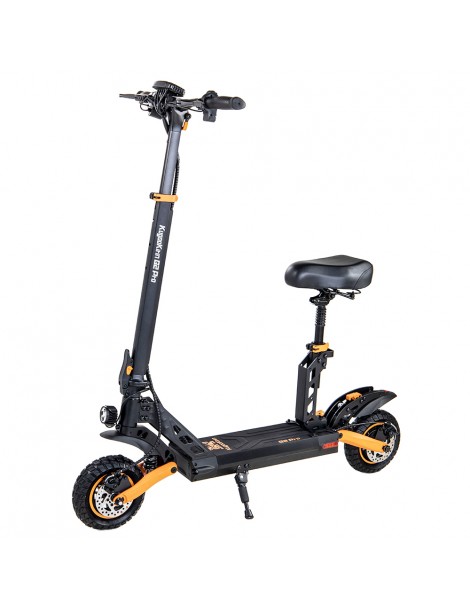 Kugoo Kirin G2 PRO Scooter elettrico pieghevole 600W Motore 15Ah 48V Batteria 9 pollici Pneumatici - Nero Arancione Nuova