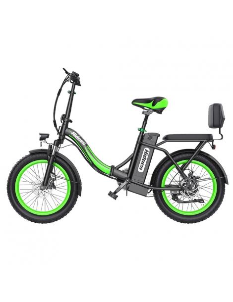 Hidoes C1 Bici Elettrica Pieghevole con Sella Posteriore Motore 750W Batteria 48V 13Ah Pneumatico Grasso 20*3 pollici In Linea
