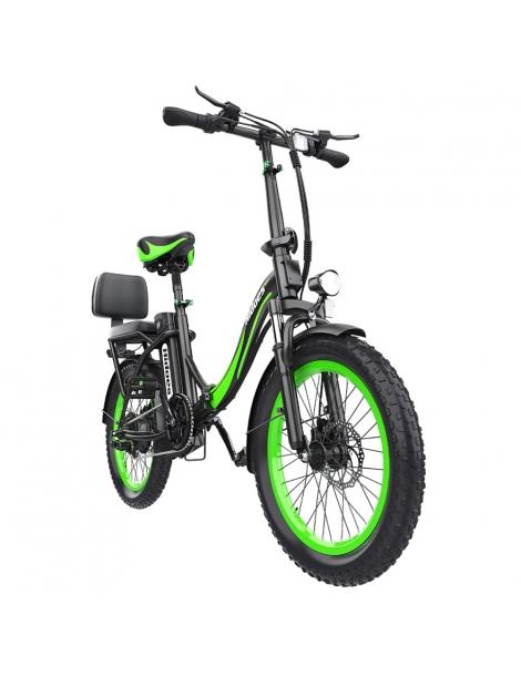 Hidoes C1 Bici Elettrica Pieghevole con Sella Posteriore Motore 750W Batteria 48V 13Ah Pneumatico Grasso 20*3 pollici In Linea