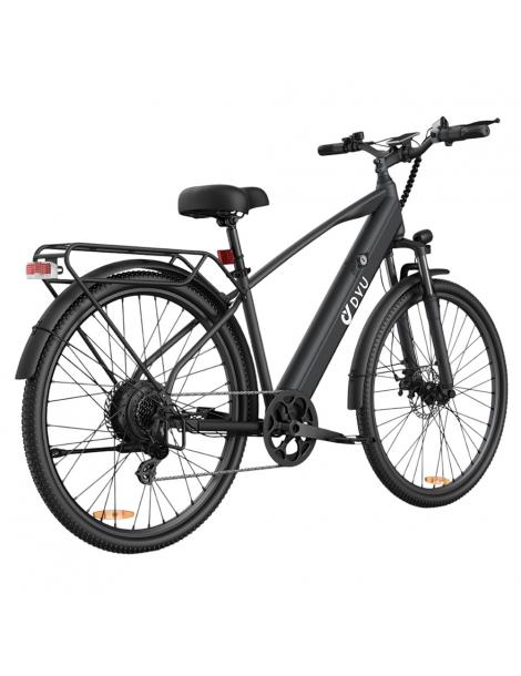 DYU C5 City Electric Bike motore 250W batteria 48V 10AH 27 5 pollici 25km/h 65km freni a doppio disco - nero Vendita