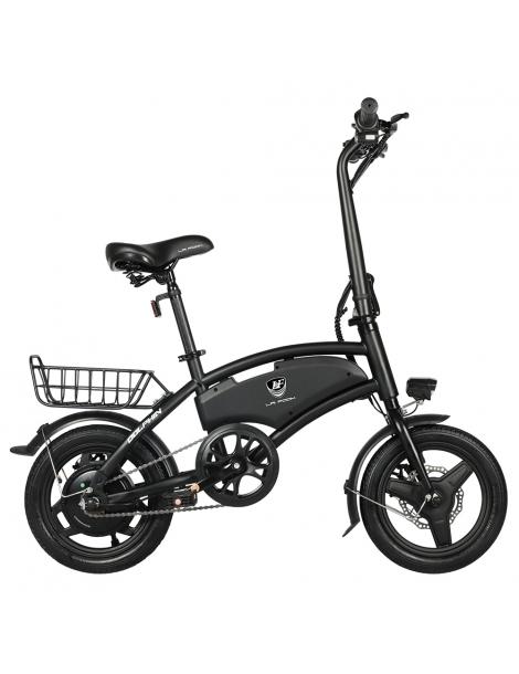 LAIFOOK Dolphin Bici Elettrica Pieghevole Motore 250W Batteria 36V 7.8AH Pneumatico 14 pollici - Nero Spedizione Gratuita