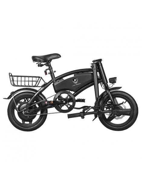 LAIFOOK Dolphin Bici Elettrica Pieghevole Motore 250W Batteria 36V 7.8AH Pneumatico 14 pollici - Nero Spedizione Gratuita