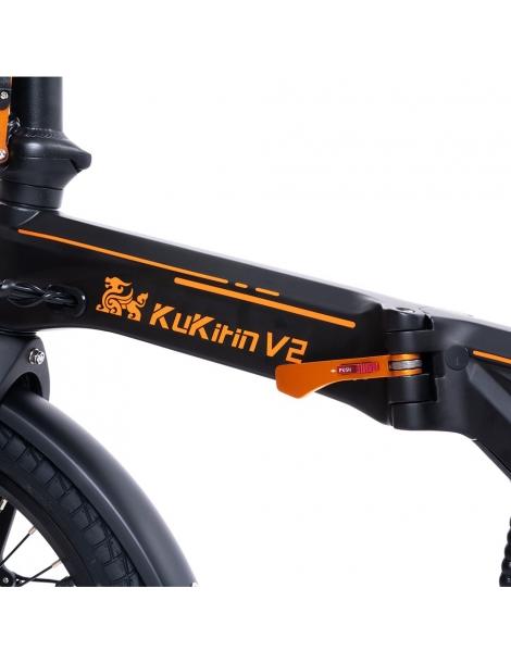 KuKirin V2 Bici Elettrica Pieghevole da Città Pneumatici da 20'' Batteria rimovibile da 36V 7.5Ah Motore da 430W 25km/h Qualità Garantita