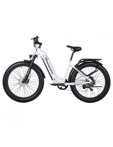 Shengmilo MX06 Bici Elettrica Fuoristrada Motore Bafang 500W Batteria Samsung 48V 17.5Ah Pneumatici Grassi All-terrain 26in Promozione Limitata
