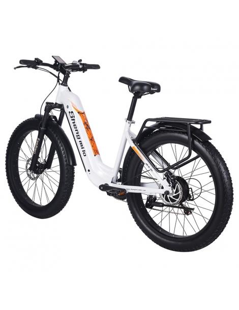 Shengmilo MX06 Bici Elettrica Fuoristrada Motore Bafang 500W Batteria Samsung 48V 17.5Ah Pneumatici Grassi All-terrain 26in Promozione Limitata