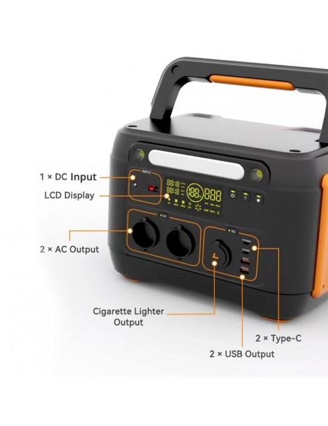 Flashfish A1001 Generatore solare portatile 1030Wh/1000W 278400mAh porte CA a onda sinusoidale pura 7 uscite - spina UE Outlet