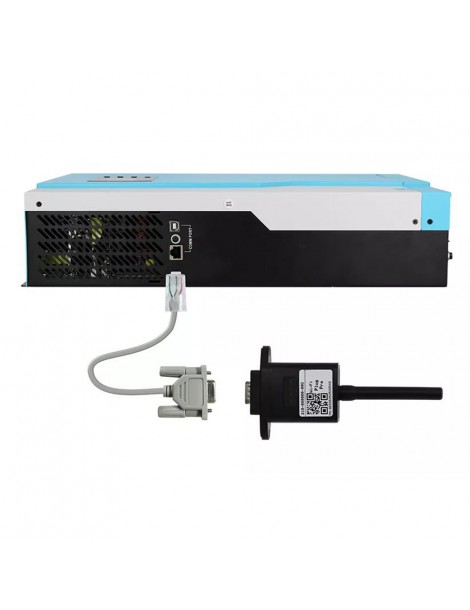 DAXTROMN Inverter Solare Off Grid da 3 5KW Caricatore MPPT da 24V DC 100A Sinusoidale Puro con Ingresso PV 450VDC e WiFi Offerta San Valentino