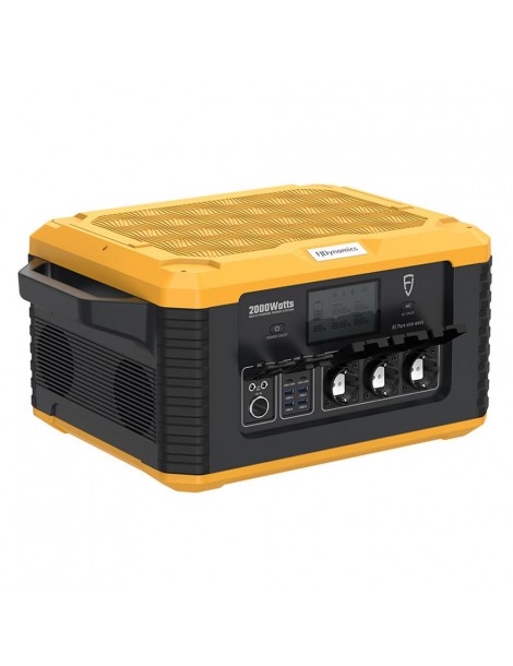 Fjdynamics Powersec MP2000 2264W/2000W Generatore Solare Portatile A Centrale Elettrica Pacco Batterie Rimovibile 12 Uscite Latest fashion