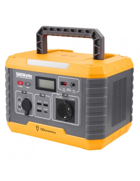 Fjdynamics Powersec MP500 520Wh/500W Centrale Elettrica Portatile Ricarica Wireless 10W 8 Porte Di Uscita Versione UE I Più Venduti