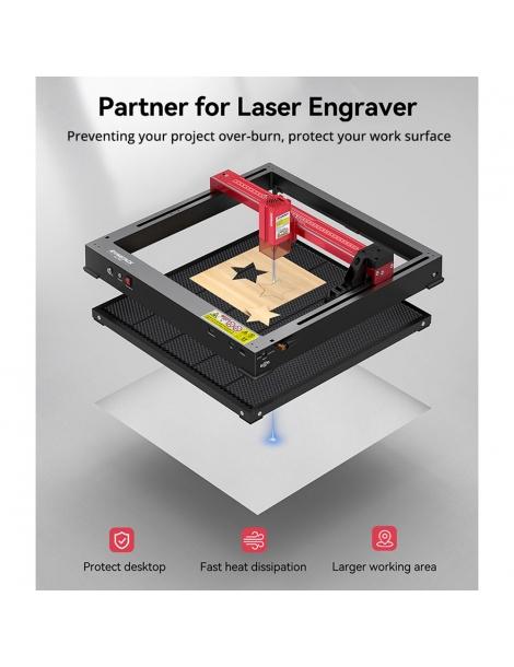 ATOMSTACK F4 420x410mm Letto laser Tavolo di lavoro a nido d'ape Novità