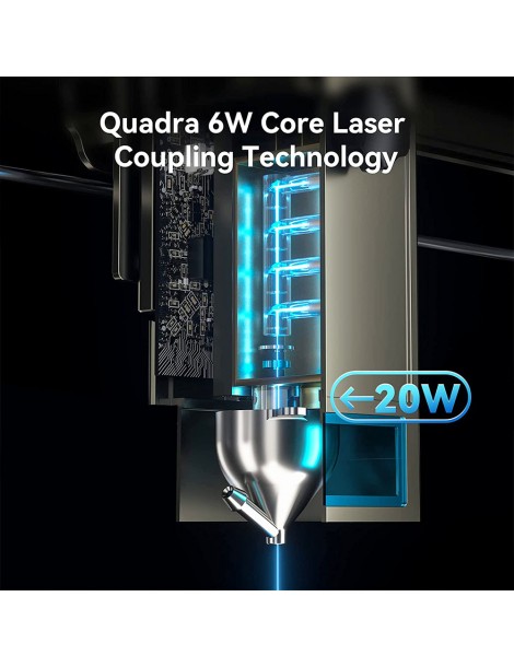 ATOMSTACK S20 Pro 20W Taglierina incisore laser con kit di assistenza pneumatica senza messa a fuoco laser a diodi quad-core Hotsell