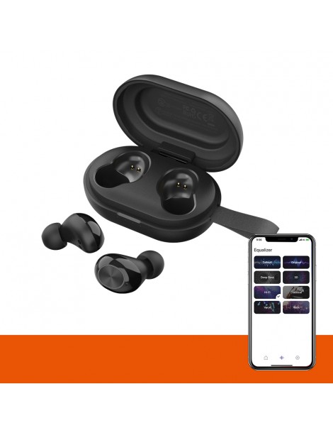 Tronsmart Spunky Beat Auricolari Bluetooth Wireless (APP Edition) - Nero Soddisfazione Garantita