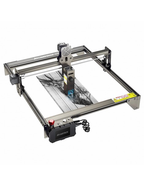 Taglierina per Incisione Laser ATOMSTACK S10 Pro 10W Potenza Macchina 50W Messa a Fuoco Fissa Spot Compresso 0 08x0 06mm Promozione Limitata