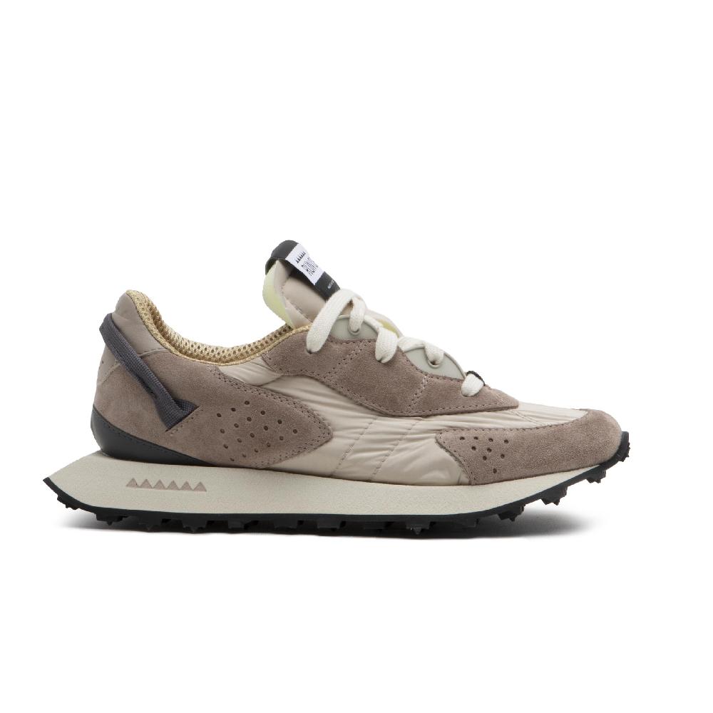 RUN OF Elio sneakers in pelle scamosciata e nylon Pezzi Unici