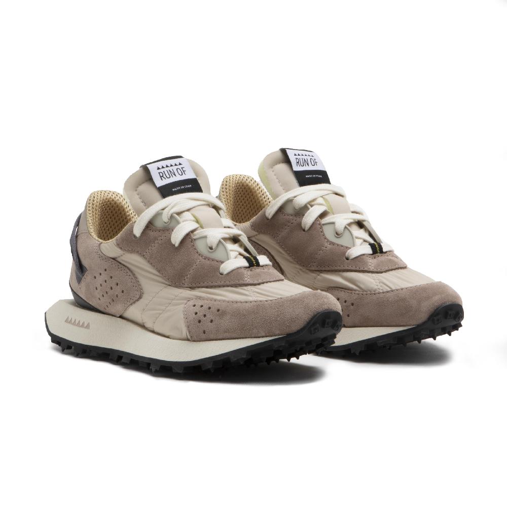RUN OF Elio sneakers in pelle scamosciata e nylon Italy