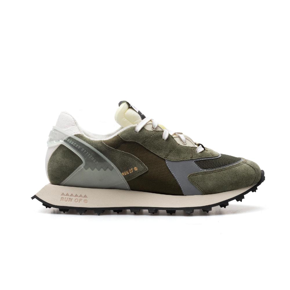 RUN OF Military sneakers uomo in pelle scamosciata e nylon | sito ufficiale RUN OF Affare Del Giorno