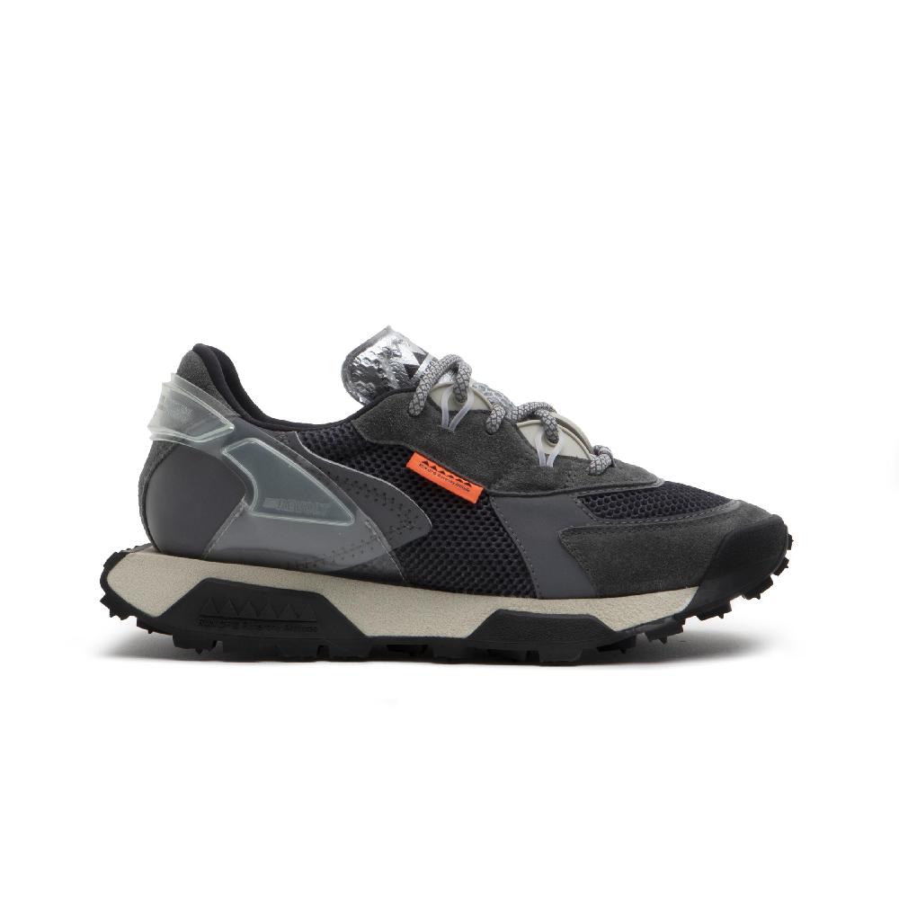 RUN OF Nepal sneakers in mesh e pelle scamosciata Vendita Economica