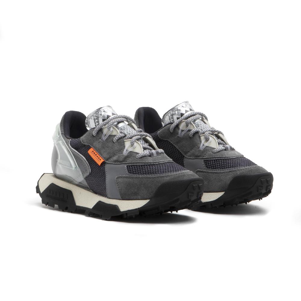 RUN OF Nepal sneakers in mesh e pelle scamosciata Vendita Economica