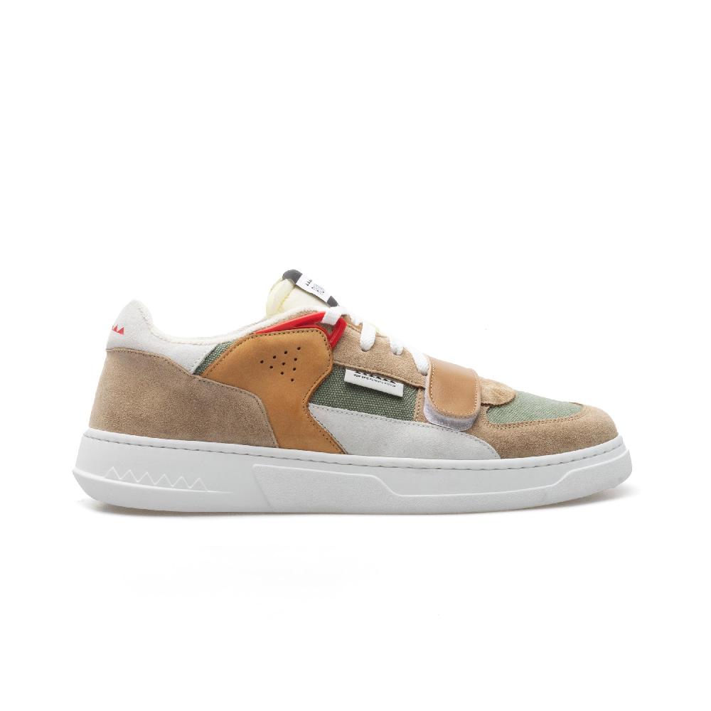 RUN OF Foam RS sneakers in pelle pelle scamosciata e tela di cotone % 2025