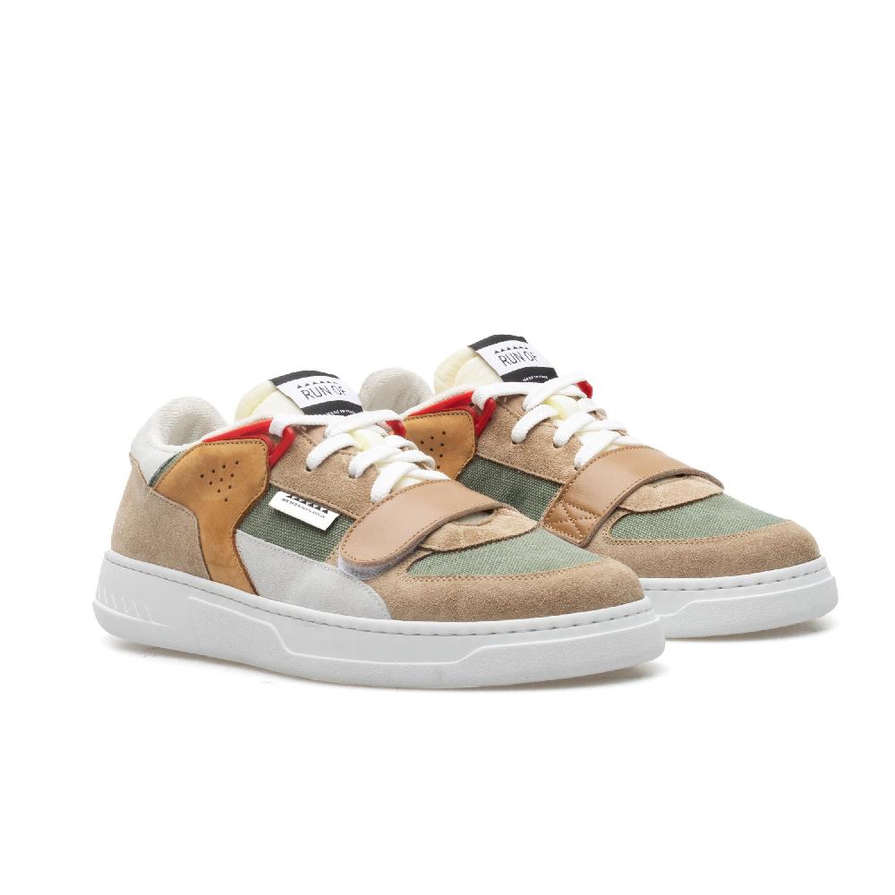 RUN OF Foam RS sneakers in pelle pelle scamosciata e tela di cotone % 2025