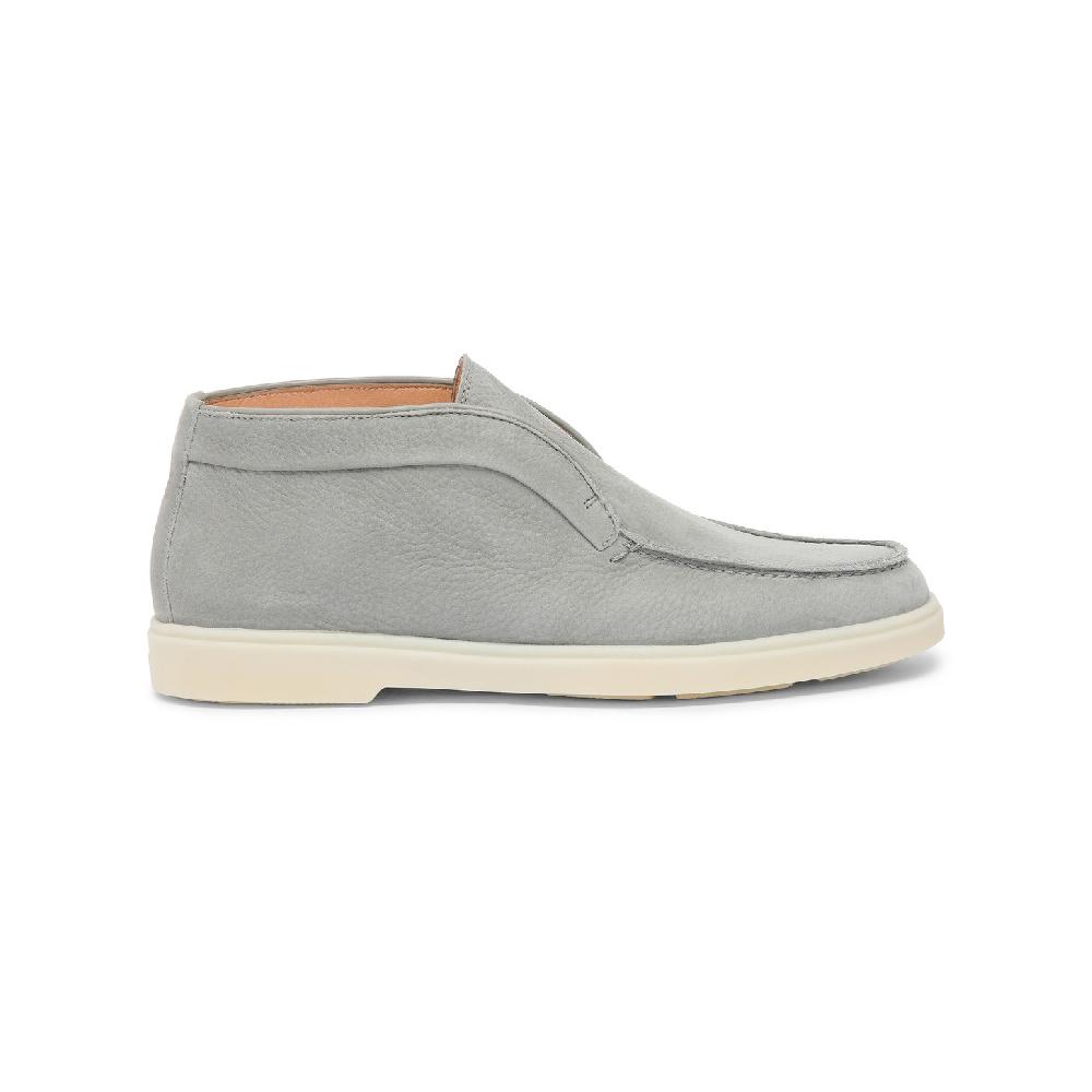 Santoni Stivaletto desert da donna in nabuk grigio Economico