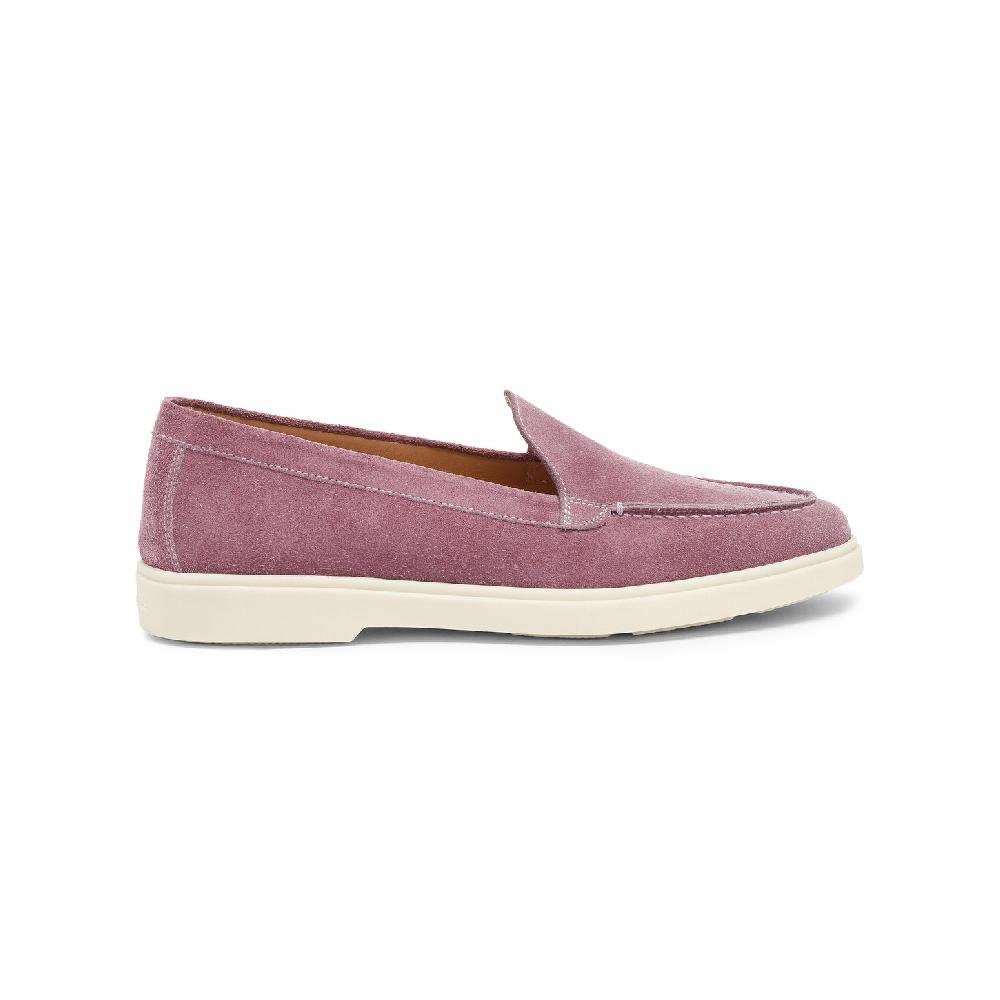 Santoni Mocassino da donna in suede viola Shopping Online