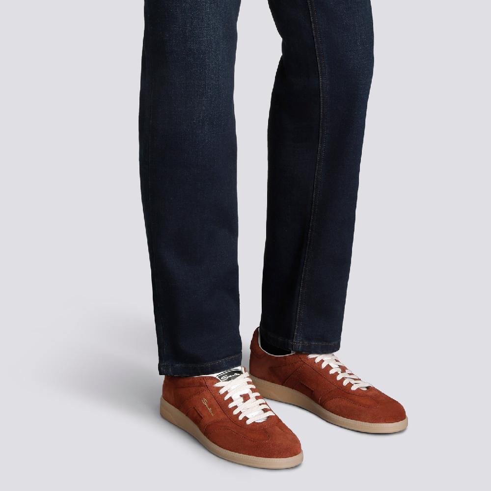 Santoni Sneaker DBS Oly da uomo in suede marrone Only for today