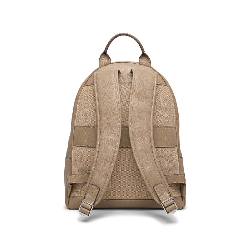 Santoni Zaino in pelle bottalata beige Qualità Garantita