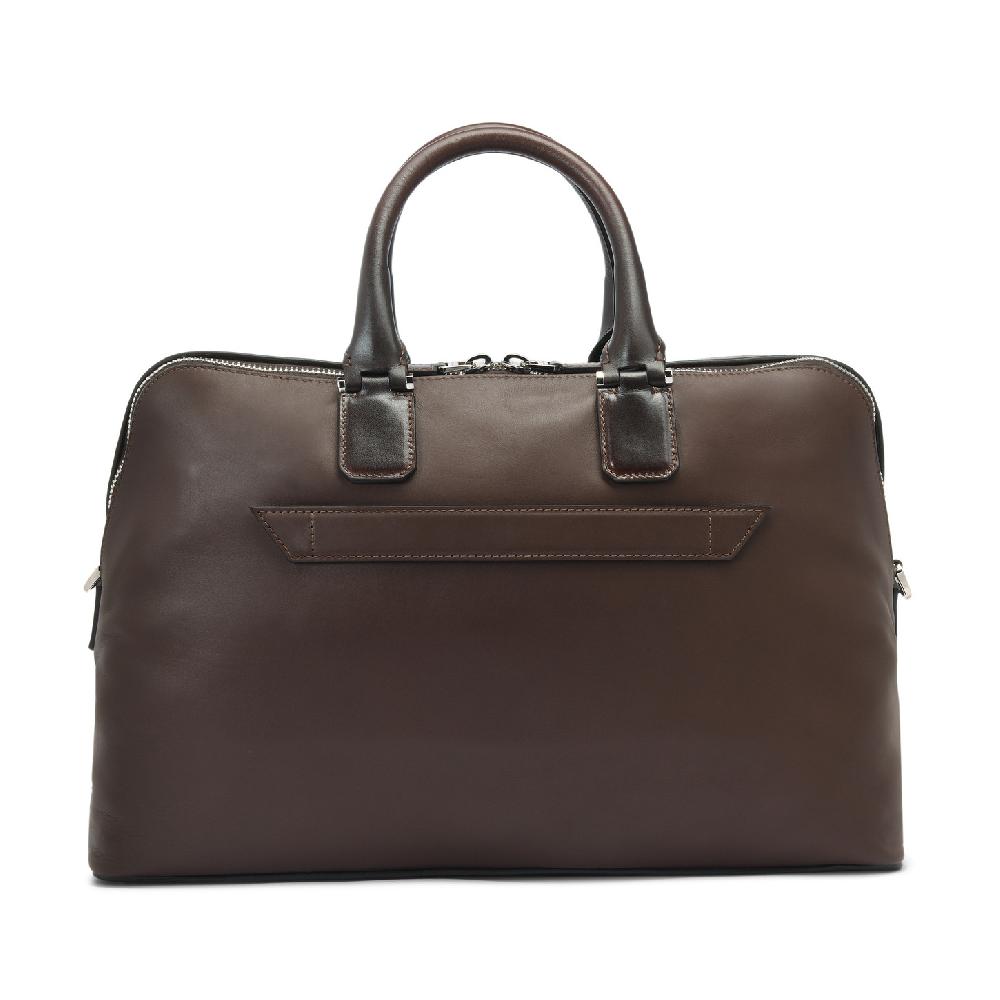 Santoni Borsa porta pc in pelle marrone Ultimi due giorni