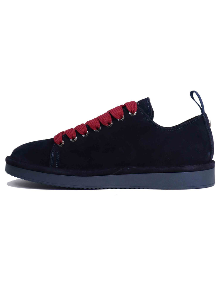 Spatarella Sneakers uomo in camoscio blu Qualità Garantita