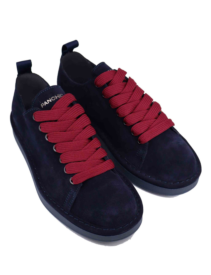Spatarella Sneakers uomo in camoscio blu Qualità Garantita