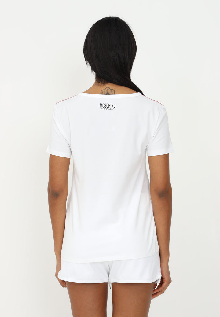 Spatarella T-shirt donna in cotone bianco Affare Del Giorno