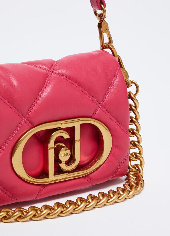 Spatarella Borse donna a tracolla LaPuffy matelassé in similpelle fucsia Hotsell