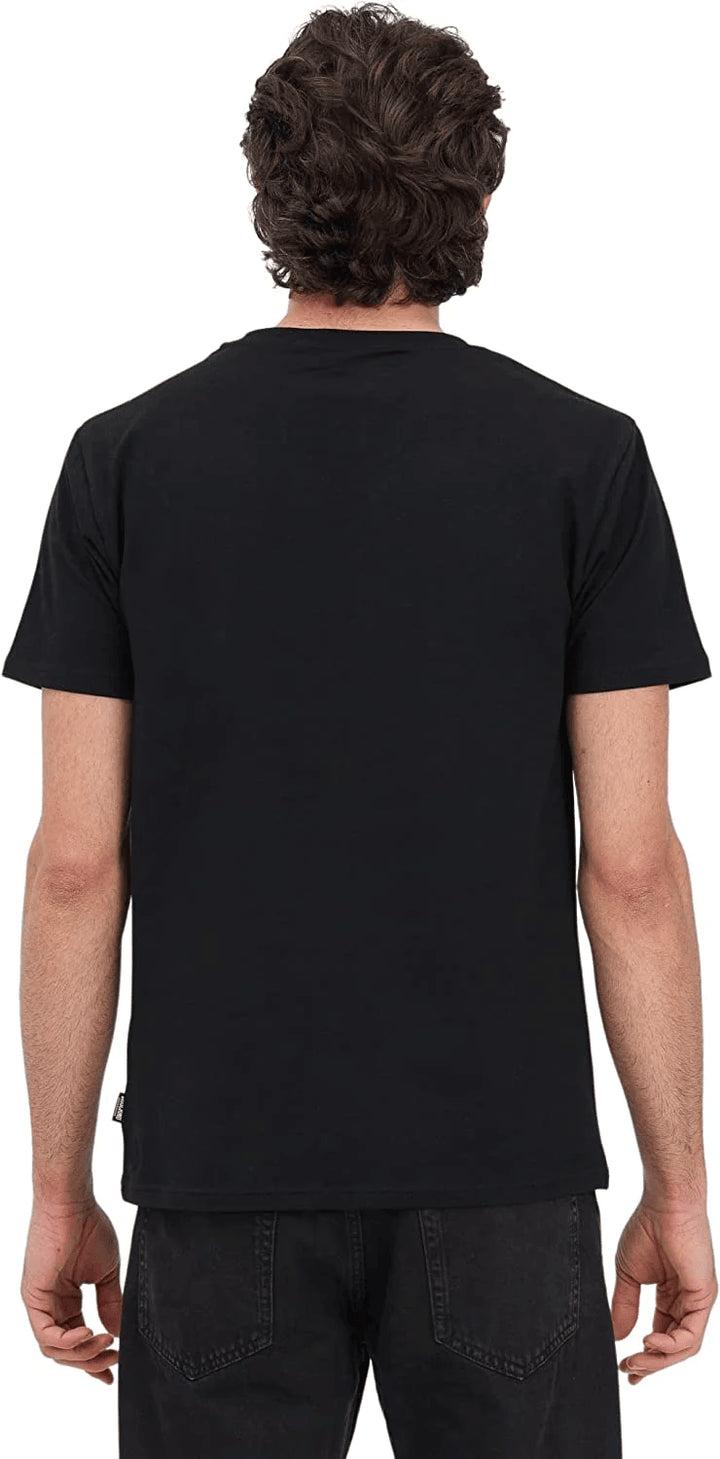 Spatarella T-shirt uomo in cotone nero Moda