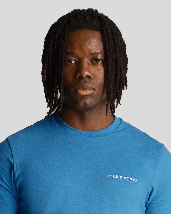 Spatarella T-shirt uomo in jersey azzurro Consegna Veloce