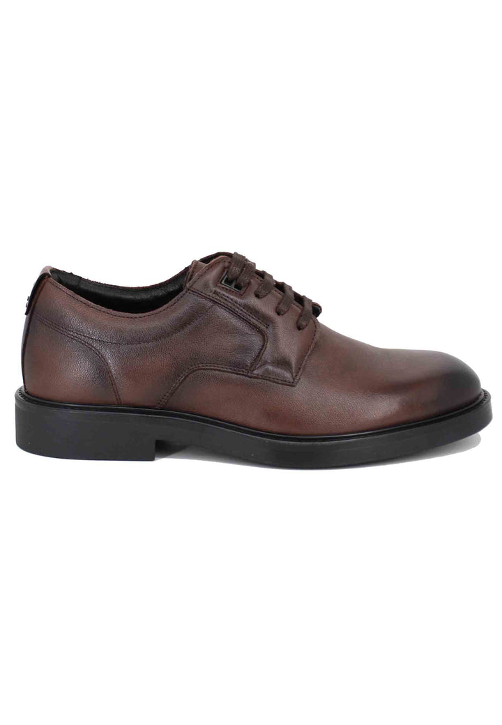 Spatarella Stringate uomo in pelle marrone Online