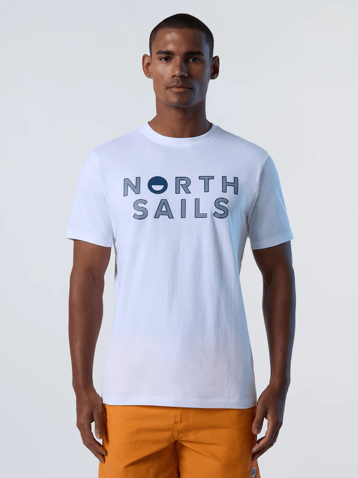 Spatarella T-shirt uomo in cotone bianco 692973-0101 Vendite Flash