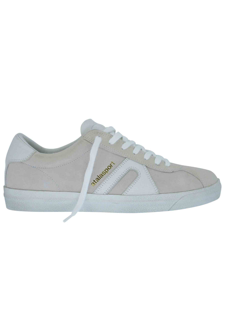 Spatarella Sneakers uomo in camoscio off white Consegna Veloce