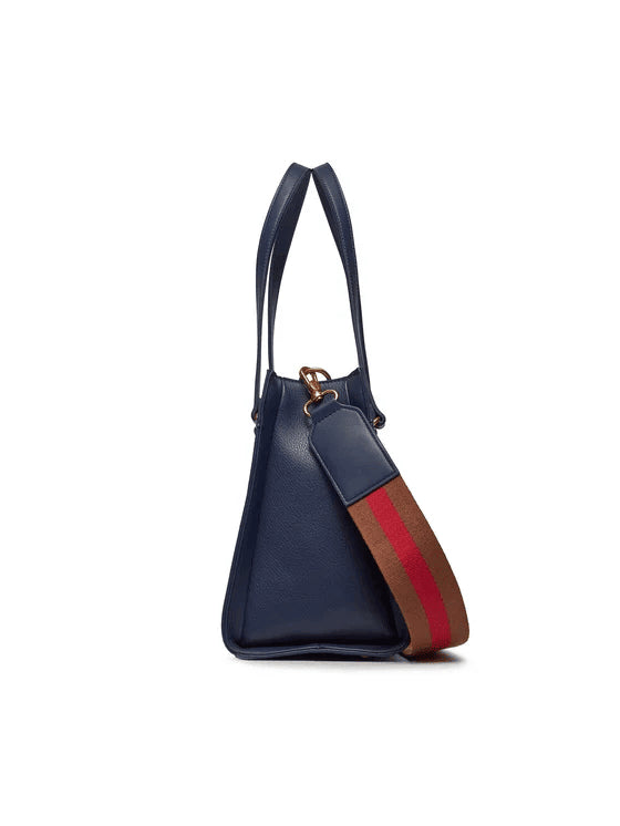 Spatarella Borse donna a spalla in similpelle blu navy Convenienza
