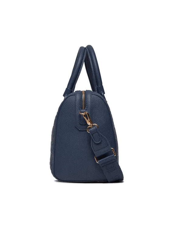 Spatarella Borse donna a mano in similpelle blu navy Vendite Flash