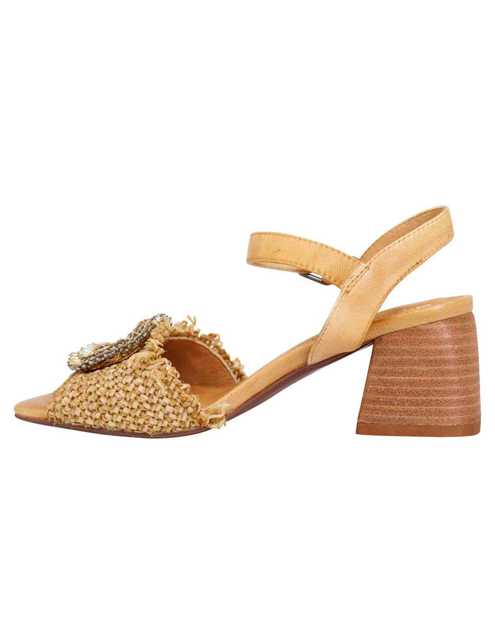 Spatarella Sandali donna in rafia naturale con strass e cinturino alla caviglia Offerte giornaliere