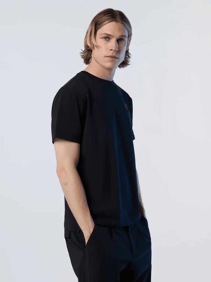 Spatarella T-shirt uomo in cotone nero 692981-0999 Spedizione Gratuita