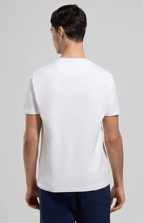Spatarella T-shirt uomo girocollo in jersey bianco bmt0202-1000 Super sconto