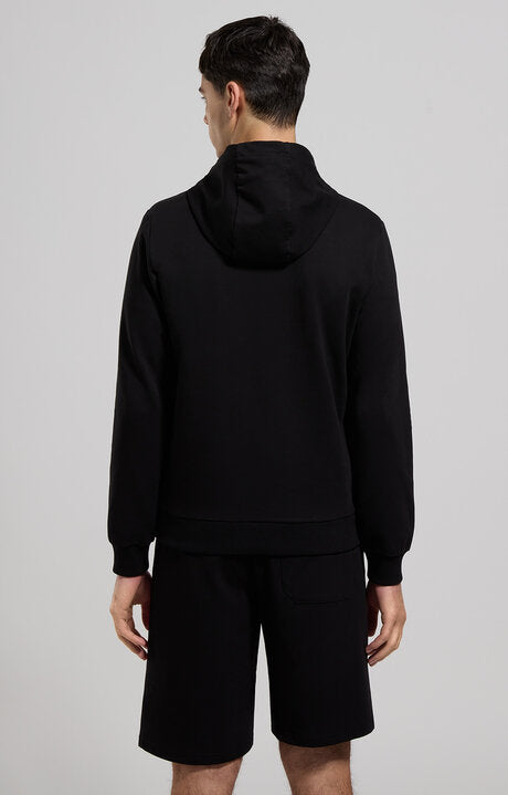 Spatarella Felpe uomo in cotone stretch nero pbmf0035-8000 Sottocosto